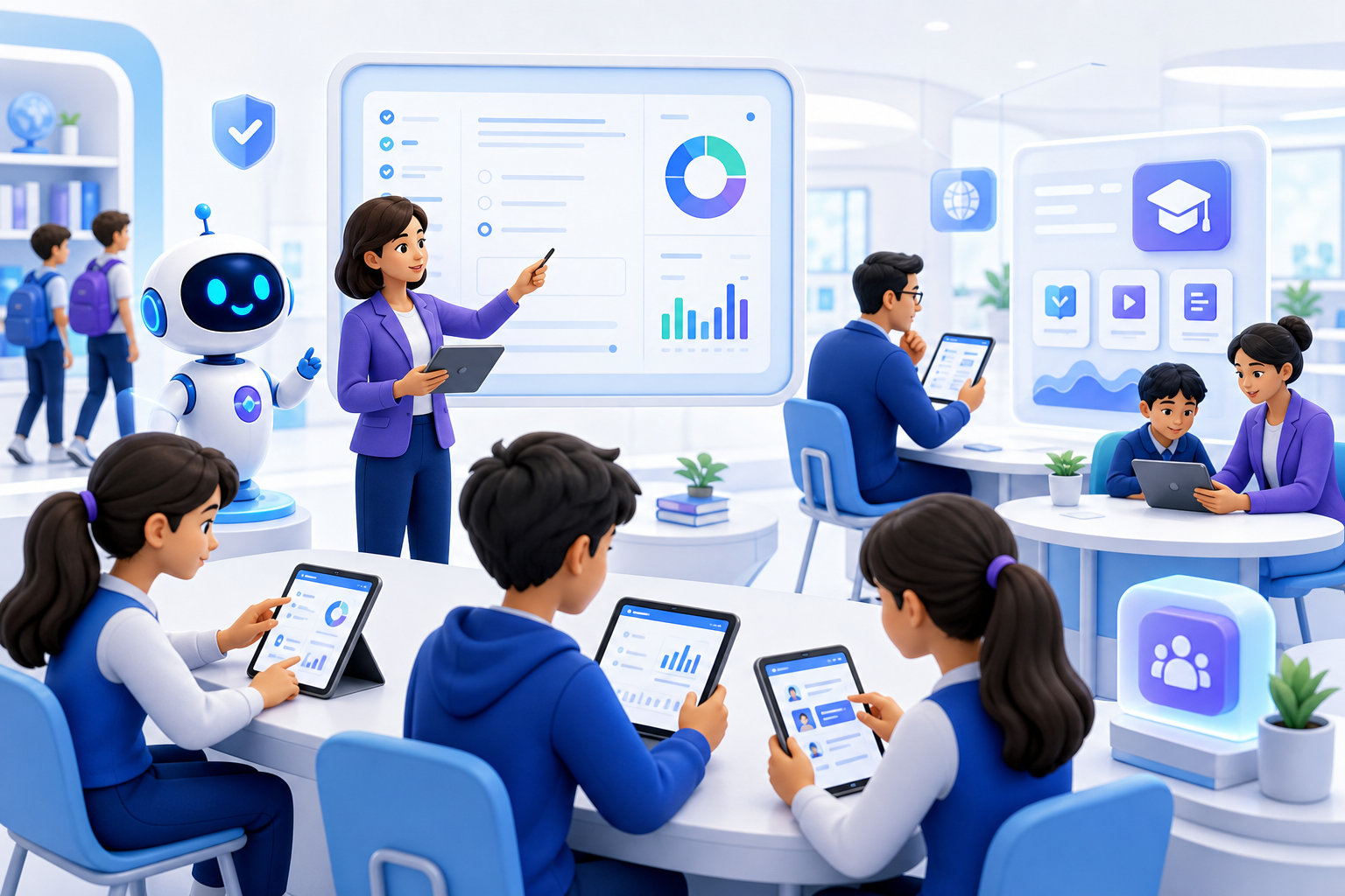 Institución educativa utilizando EClassOne